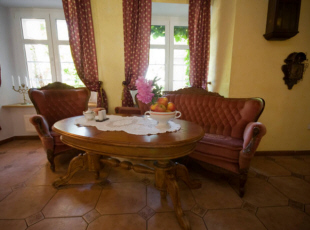 SCHLOSS Nowęcin Suiten Zimmer Unterkunft in einem Schloss am Meer rund um Leba